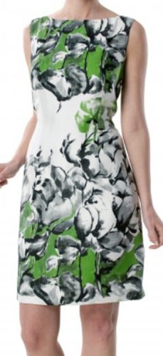 Sommerkleid grün weiß - sommerkleid,
