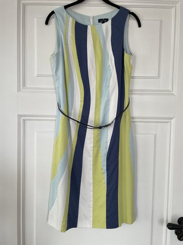 Sommerkleid bunt blau gelb - sommerkleid, (blau,
